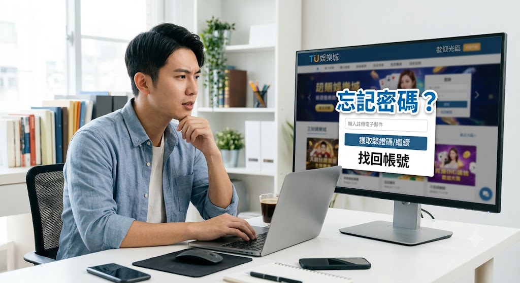 TU娛樂城忘記密碼怎麼辦?帳號找回教學